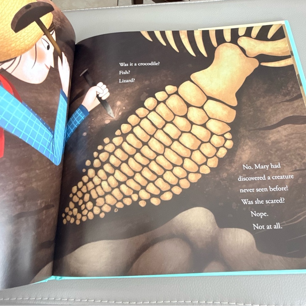 Dinosaur Lady Hardcover Kids Book Mary Anning Biography Picture Book - Picture 4 of 7